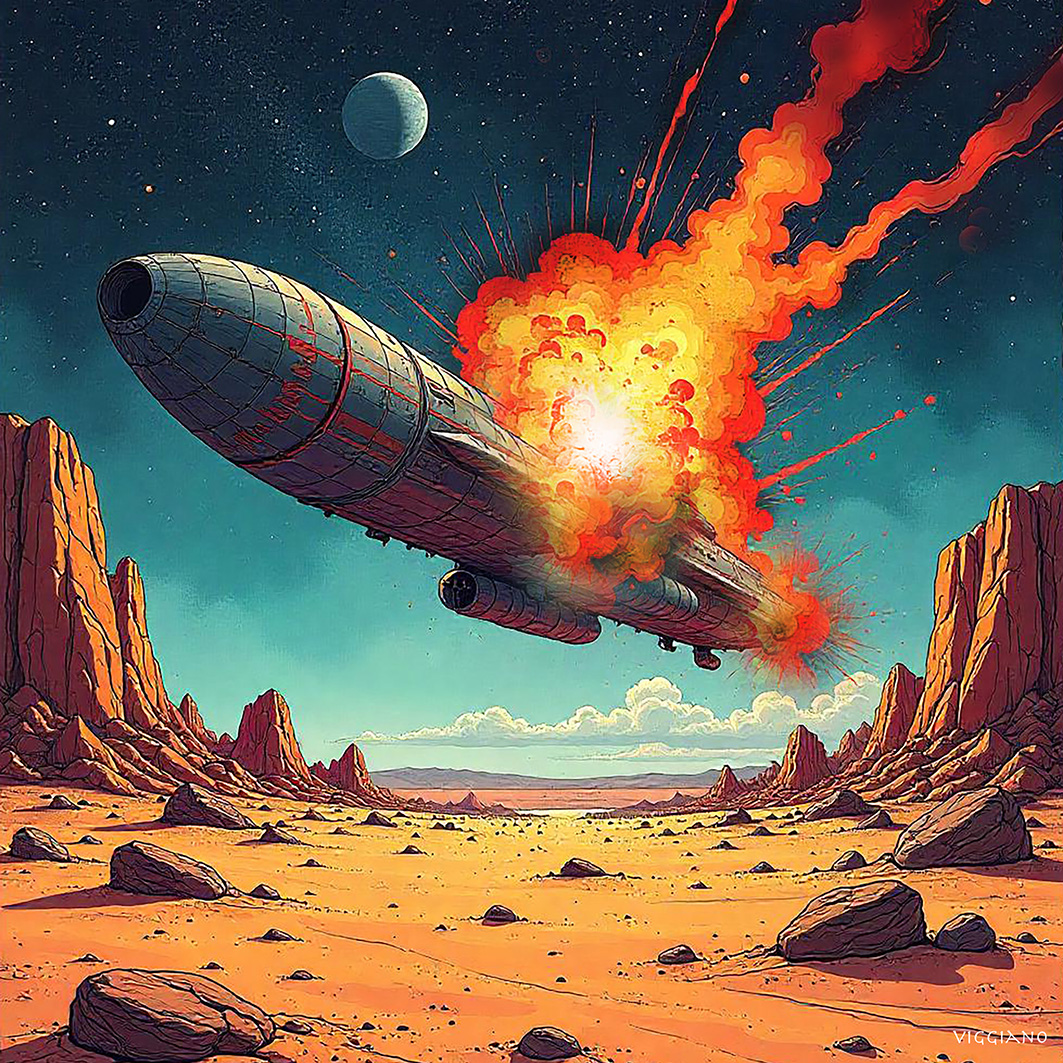 Dibujos para el cuento «Antigravitación»