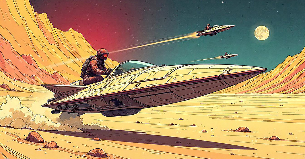 Dibujos para el cuento «Antigravitación»