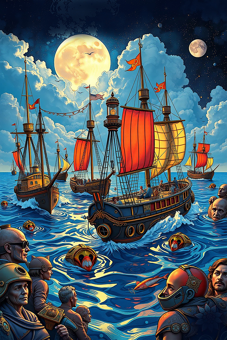 Perdidos en los mares del tiempo