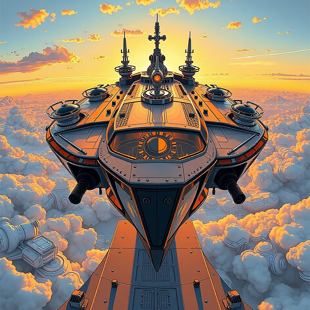 Dibujos para el cuento «Antigravitación»