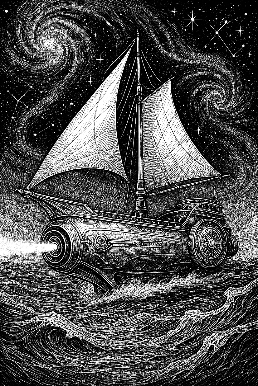 Boceto para la nave Brizo I