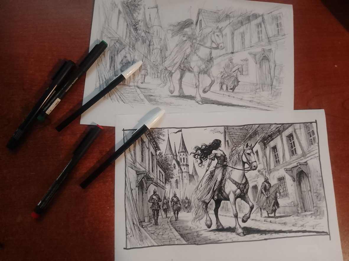 Bocetos para una viñeta