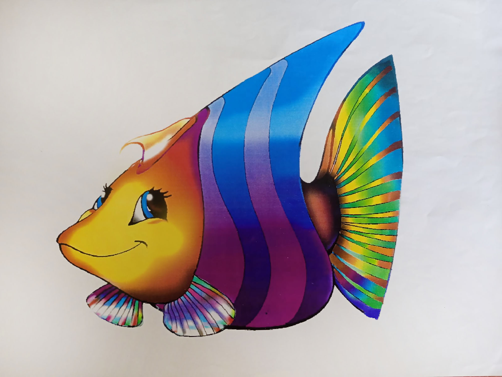 Pez (coloreado digital)